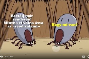 A kullancsok lélegzetelállító kalandjai szórakoztató videón