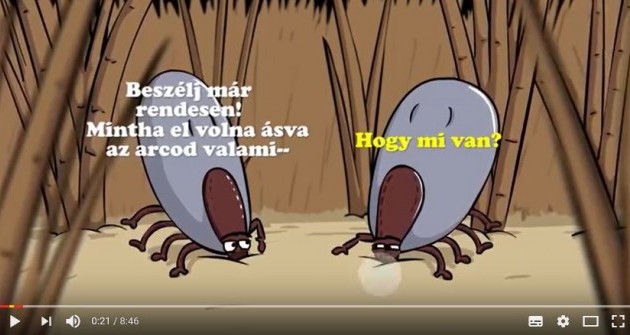 A kullancsok lélegzetelállító kalandjai szórakoztató videón
