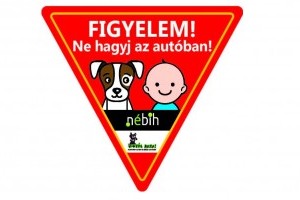 Ne hagyj az autóban! Matrica-kampányt indít a NÉBIH