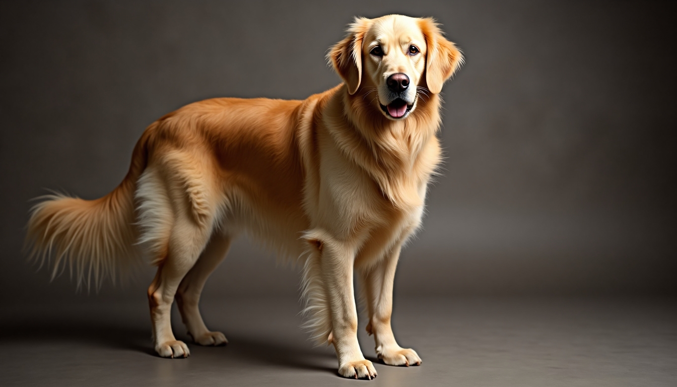 Pedigrés golden retriever portré