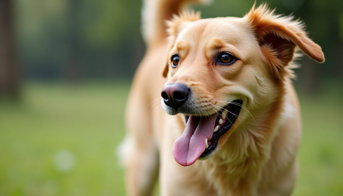 Boldog kutya lobogó farka